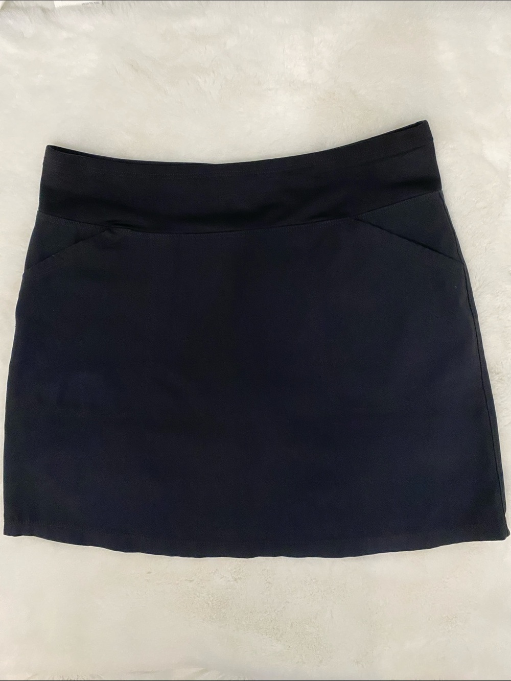 Classic Black Women's Skort- Sleek A-Line Style. S/M
